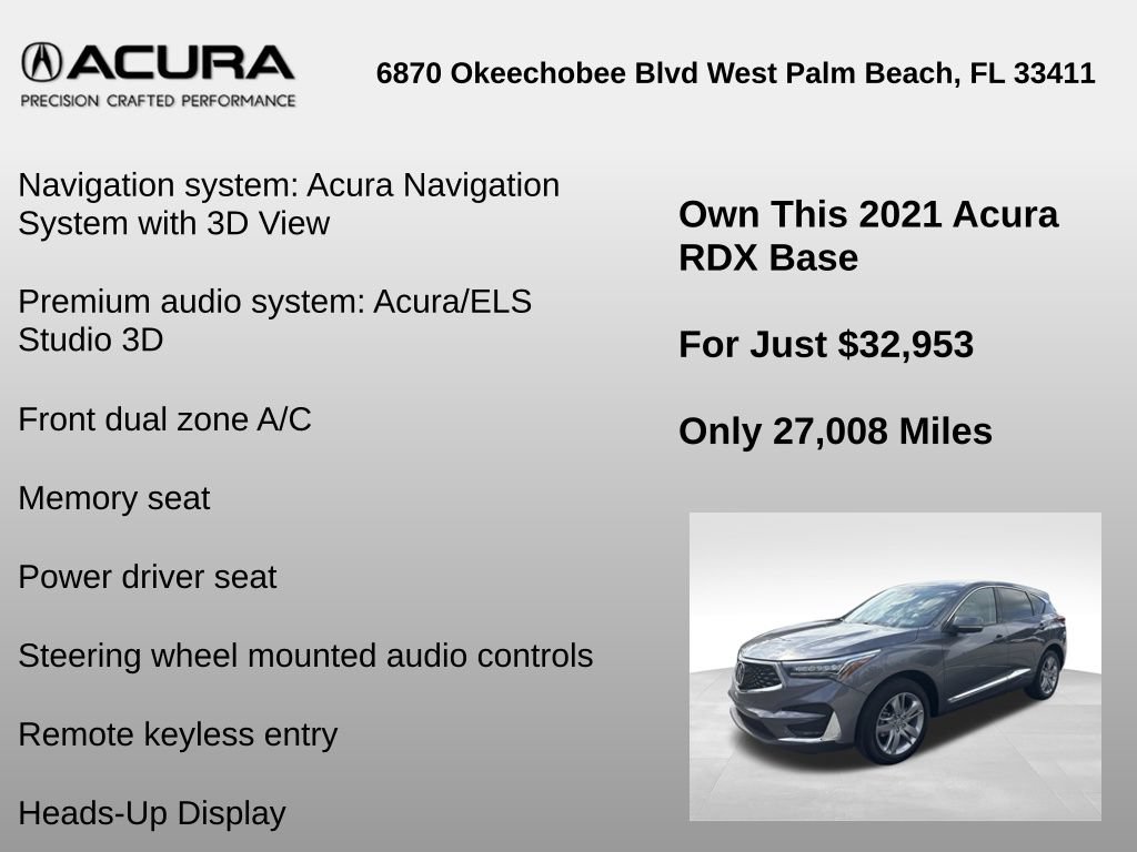 Used 2021 Acura RDX FWD w/ Advance Package image 6