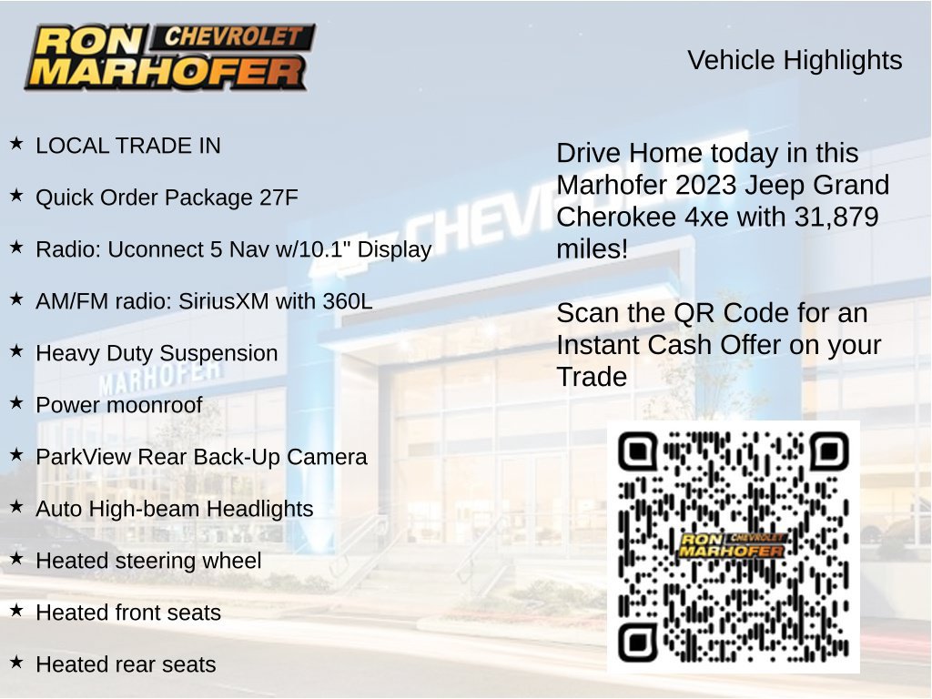 Used 2023 Jeep Grand Cherokee 4WD 4xe image 15