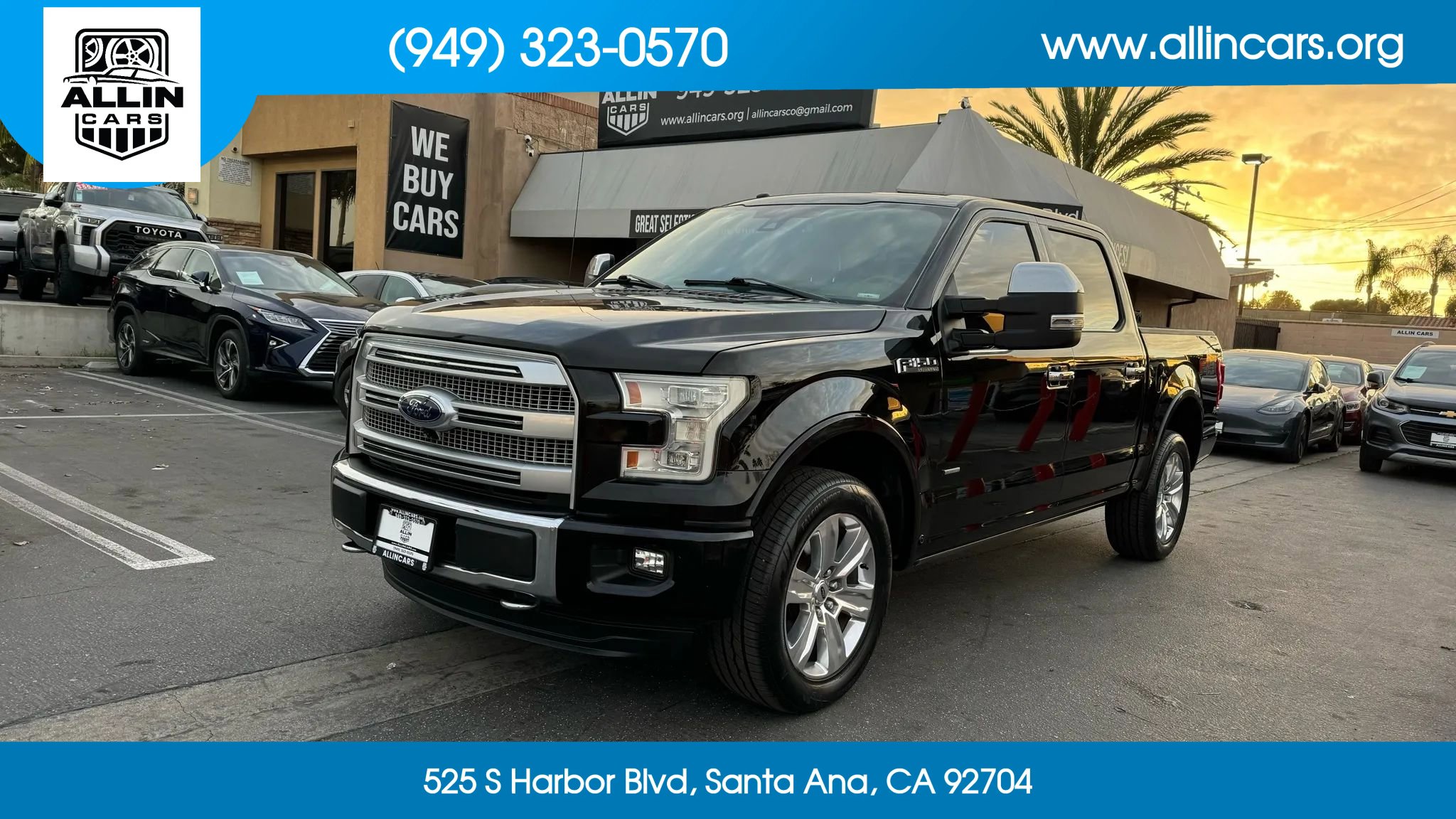 Used 2016 Ford F150 Platinum w/ Equipment Group 701A Luxury image 1