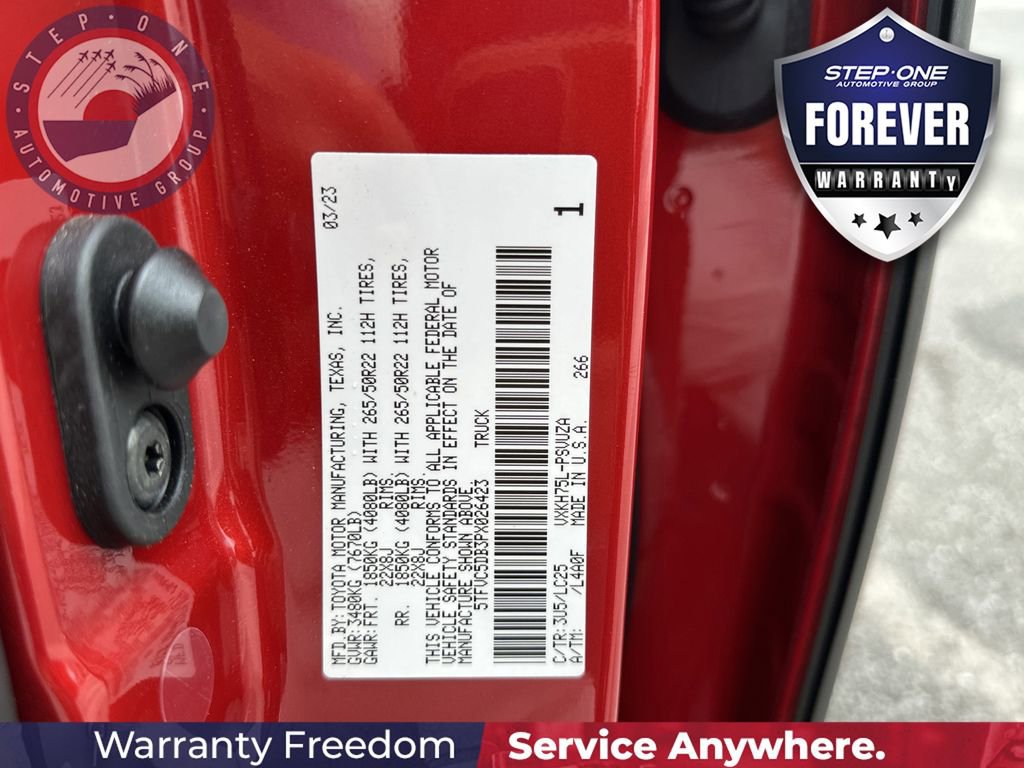Used 2023 Toyota Tundra Capstone AWD/4WD image 39