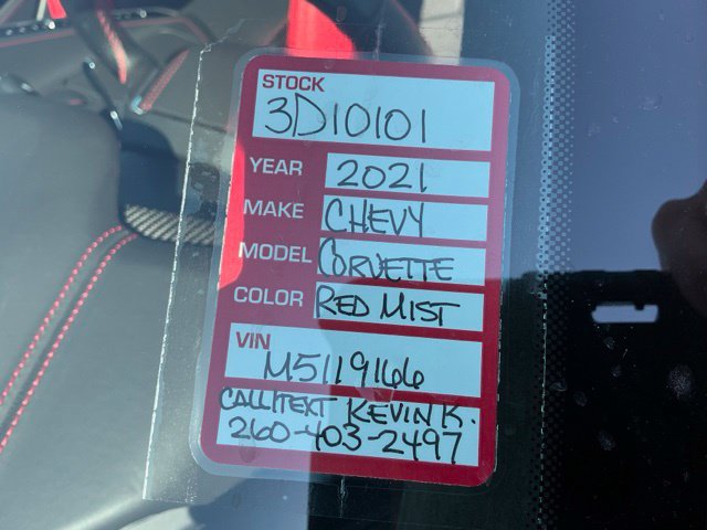 Used 2021 Chevrolet Corvette Stingray Premium Conv w/ Z51 Performance Package RWD image 29