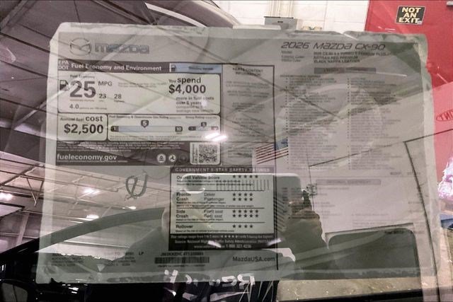New 2026 MAZDA CX-90 3.3 Turbo S w/ Premium Plus AWD/4WD image 14