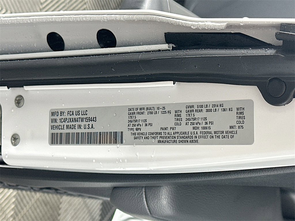 New 2026 Jeep Wrangler Sport S image 19