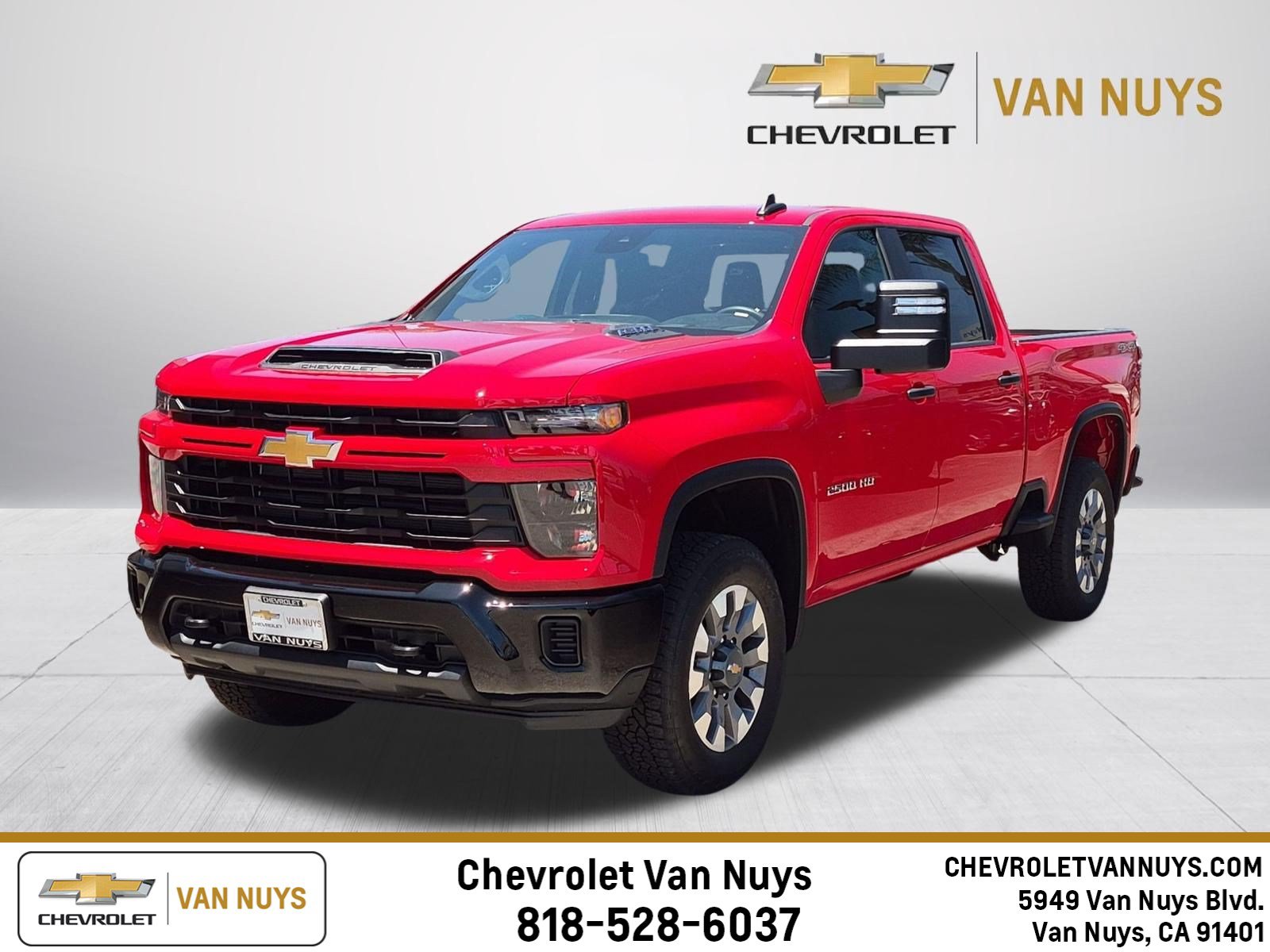 New 2026 Chevrolet Silverado 2500 Custom w/ Custom Convenience Package