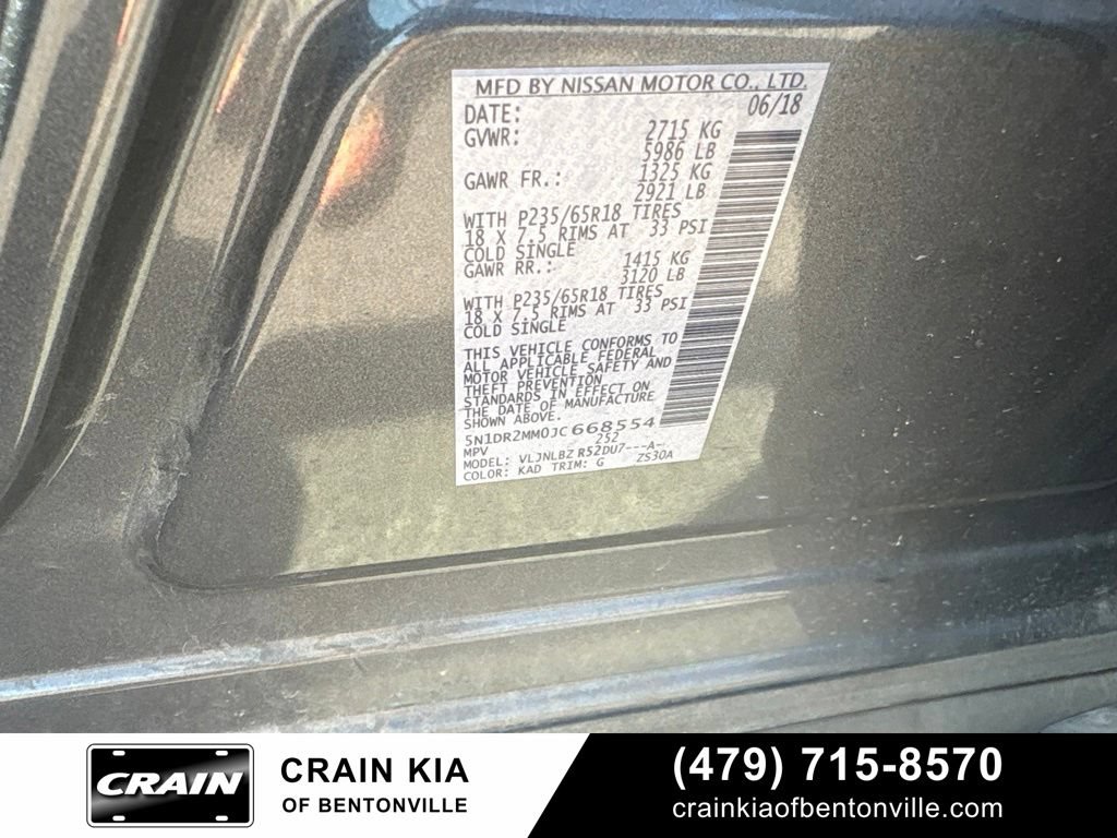 Used 2018 Nissan Pathfinder S AWD/4WD image 14