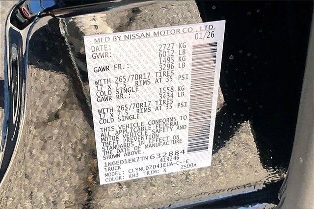 New 2026 Nissan Frontier PRO-4X image 8