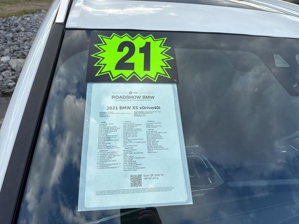 Used 2021 BMW X5 xDrive40i image 20