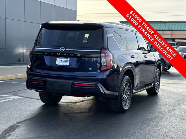 Certified 2025 Nissan Armada SL w/ Captain's Chari Seat Package image 3