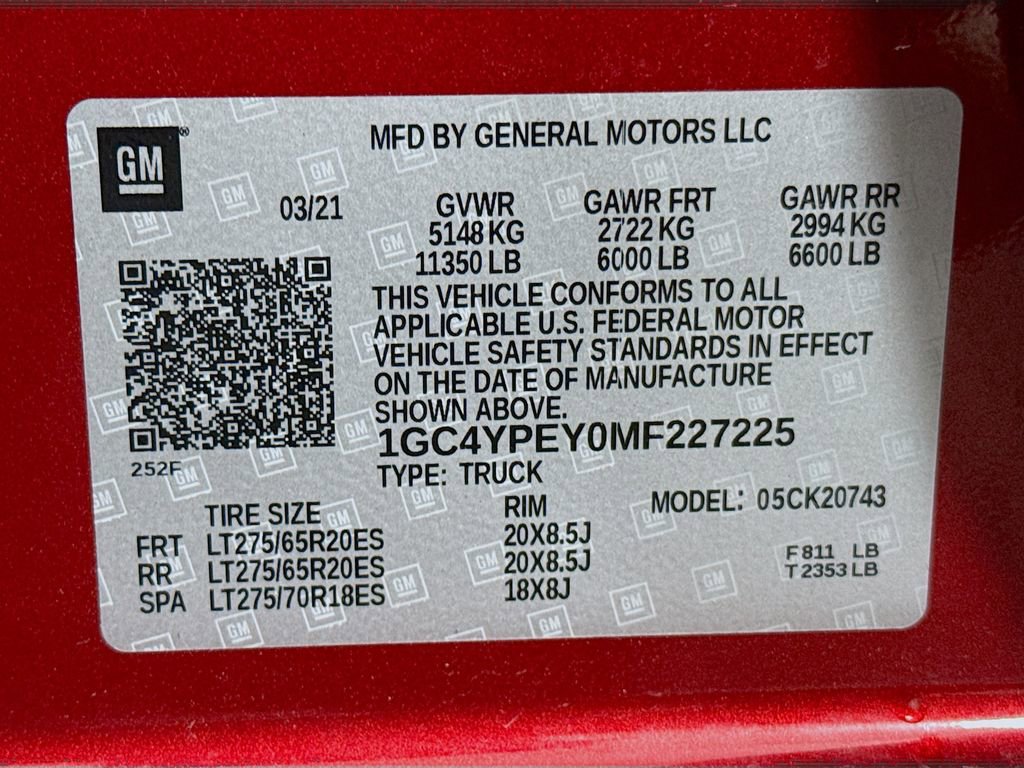 Used 2021 Chevrolet Silverado 2500 LTZ w/ LTZ Plus Package AWD/4WD image 30