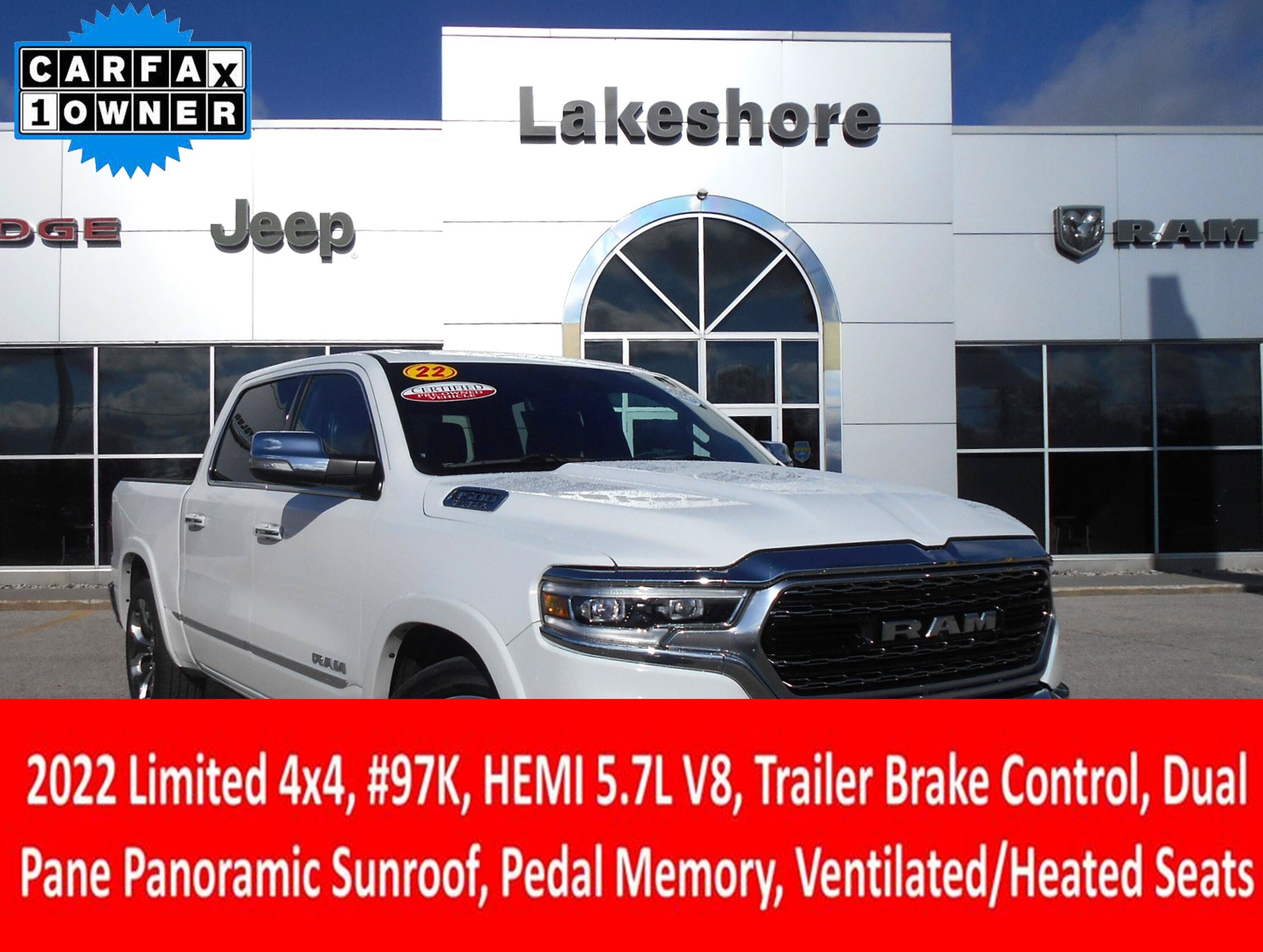 Certified 2022 RAM 1500 Limited AWD/4WD image 1