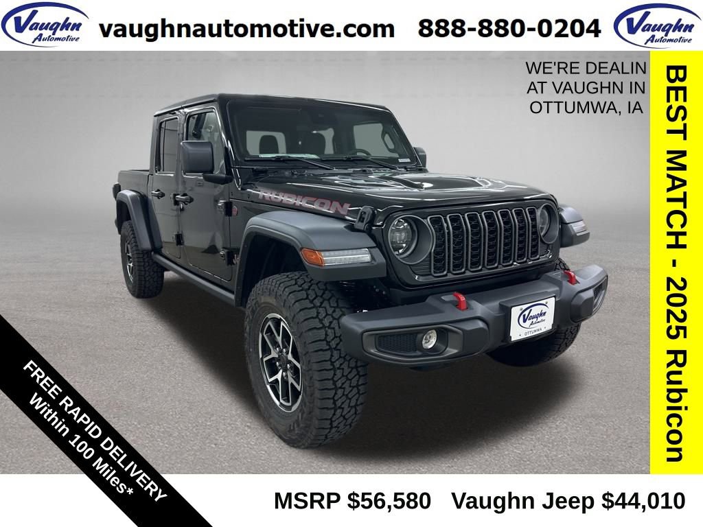 New 2025 Jeep Gladiator Rubicon w/ Convenience Group