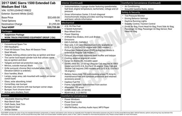 Used 2017 GMC Sierra 1500 2WD Double Cab image 8