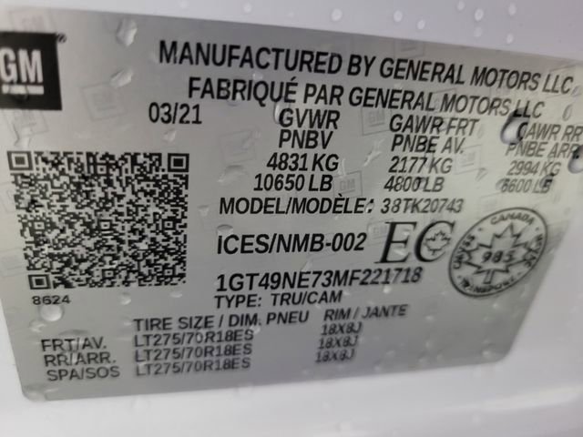 Used 2021 GMC Sierra 2500 SLT w/ SLT Convenience Package image 56