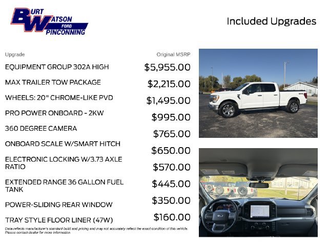 Used 2023 Ford F150 XLT w/ Equipment Group 302A High AWD/4WD image 4