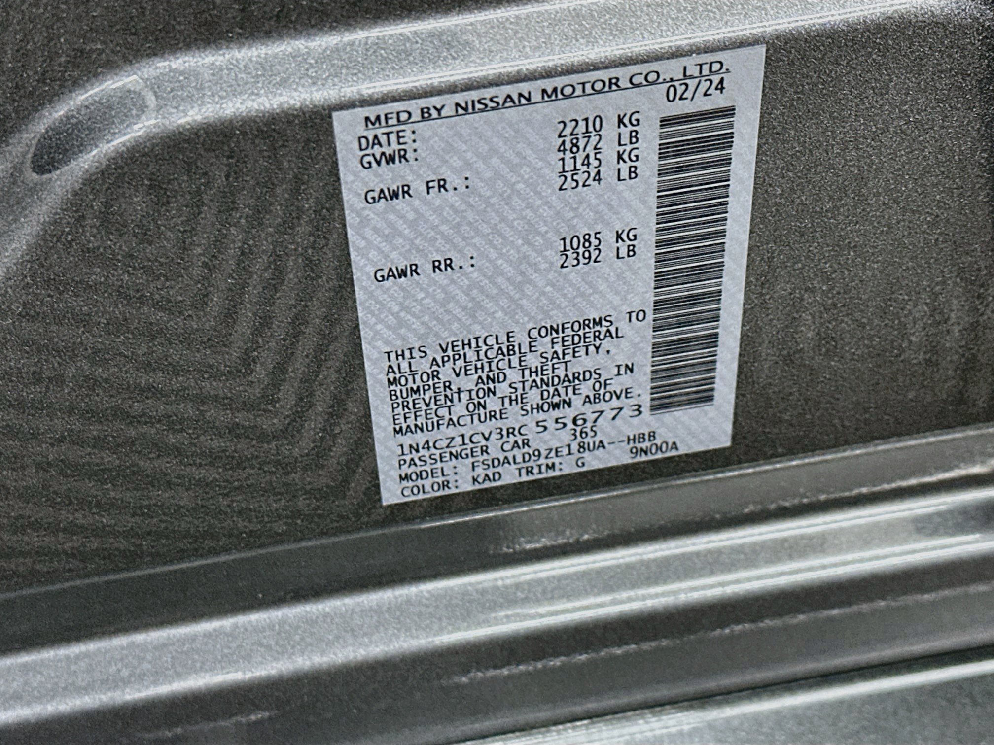 Used 2024 Nissan Leaf SV Plus FWD image 12