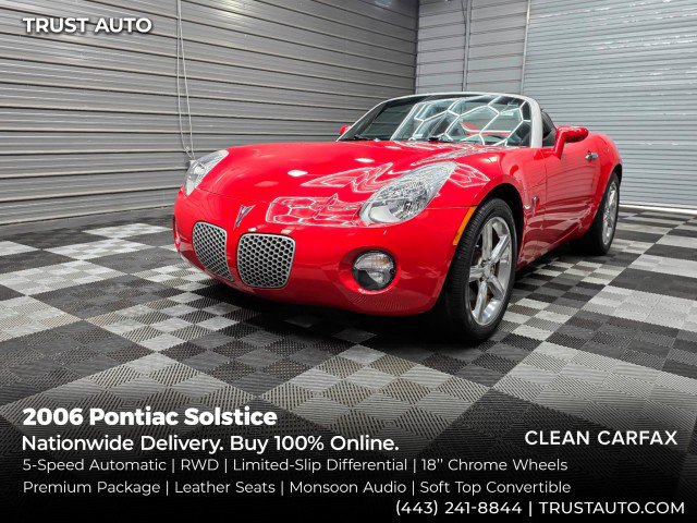 Used 2009 Pontiac Solstice Convertible w/ Premium Package