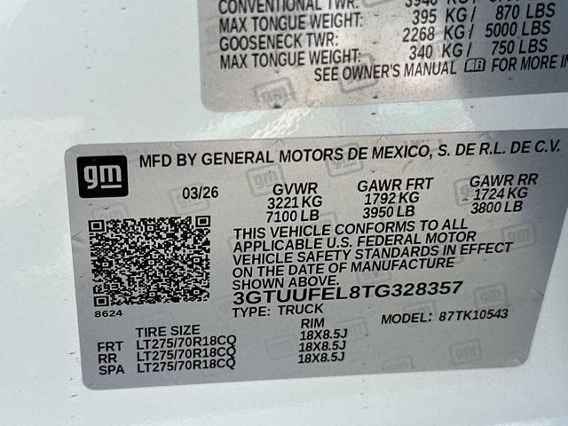 New 2026 GMC Sierra 1500 AT4X AWD/4WD image 19