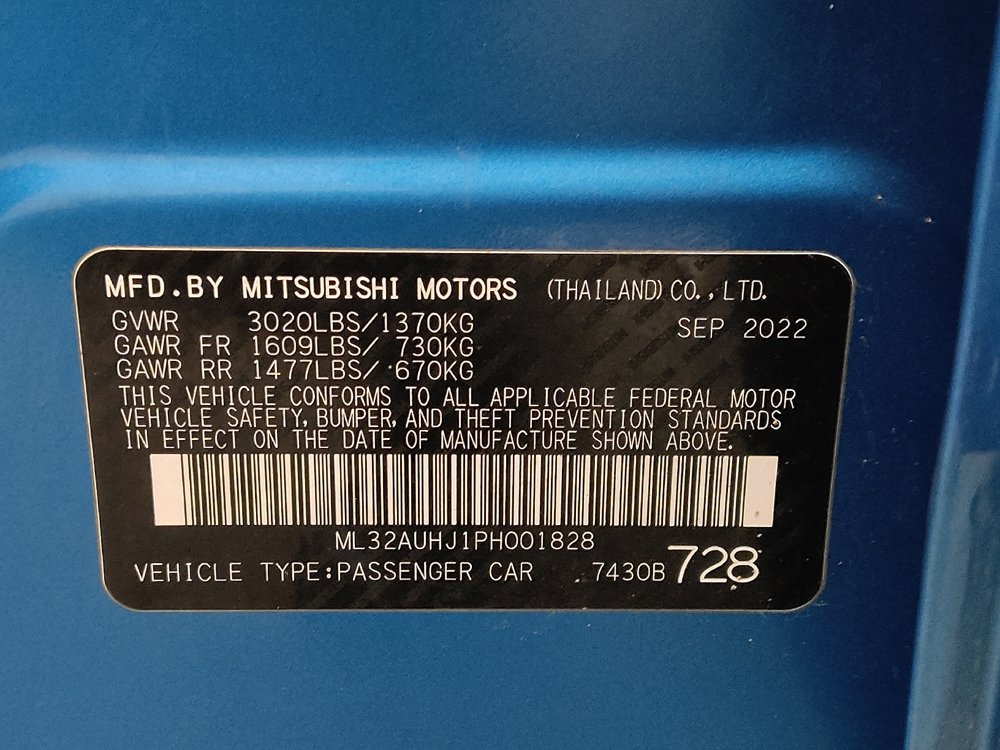 Used 2023 Mitsubishi Mirage ES FWD image 33