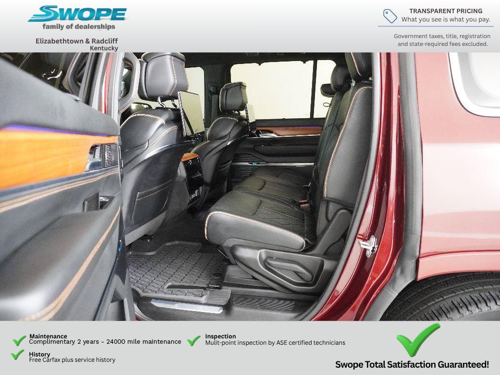 Used 2024 Jeep Grand Wagoneer Series III w/ Rear Seat Video Group 1 AWD/4WD image 12