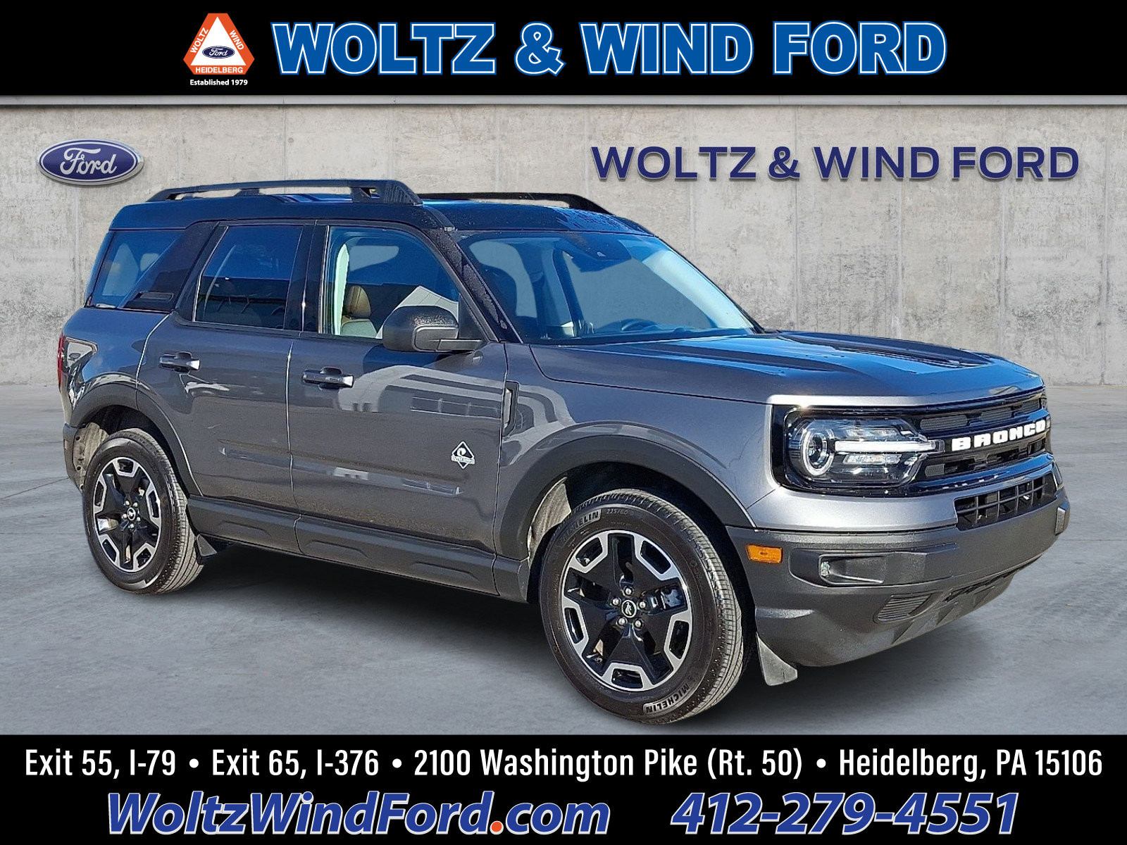 Certified 2024 Ford Bronco Sport Outer Banks AWD/4WD image 1
