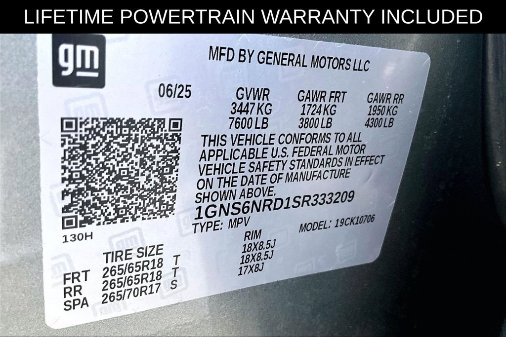 Used 2025 Chevrolet Tahoe LT image 43