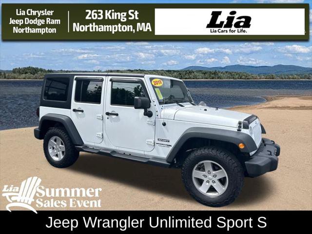 Certified 2018 Jeep Wrangler Unlimited Sport S AWD/4WD image 1