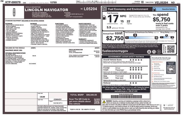 New 2027 Lincoln Navigator Premiere AWD/4WD image 26