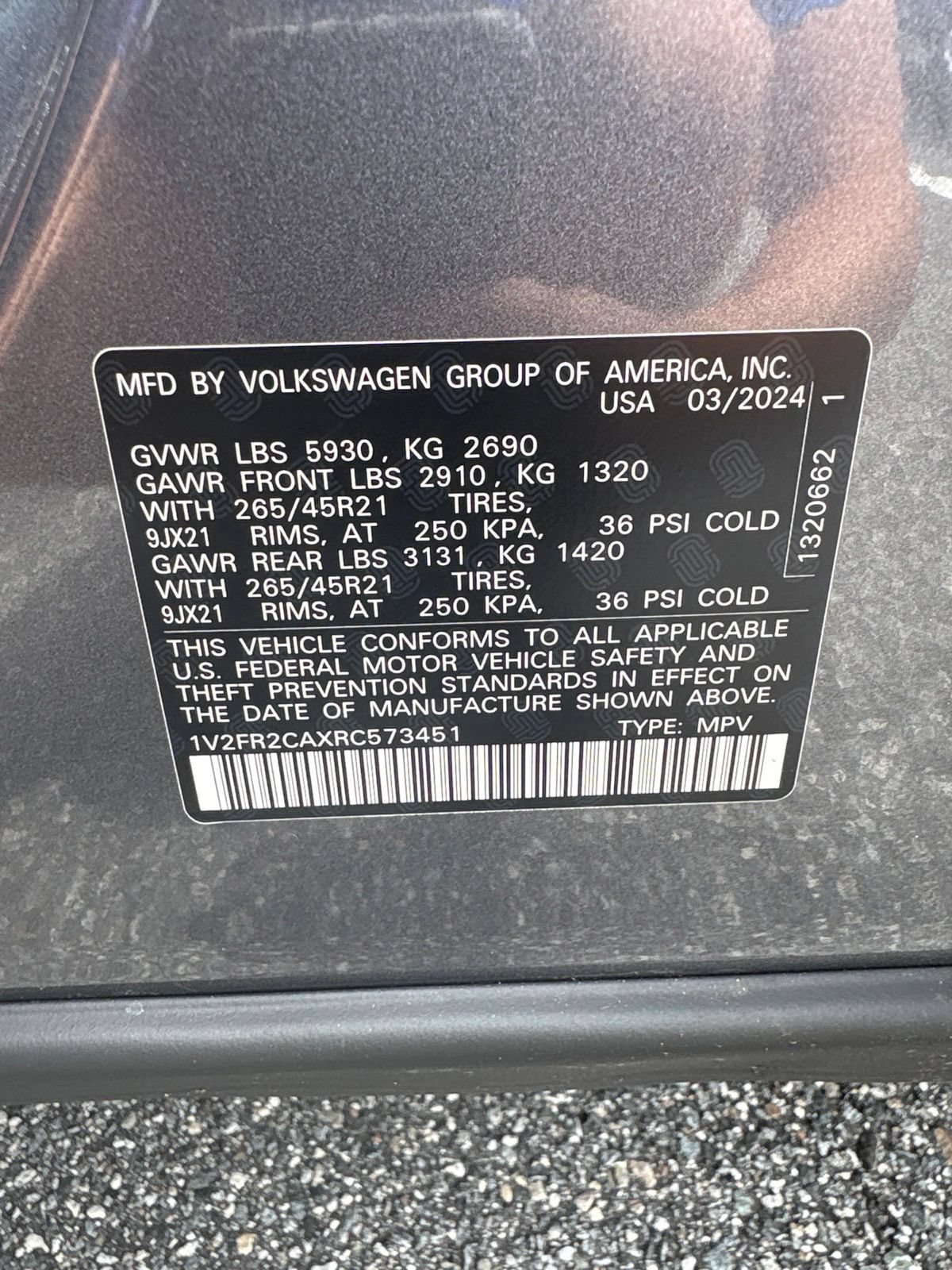 Used 2024 Volkswagen Atlas SEL Premium R-Line AWD/4WD image 15