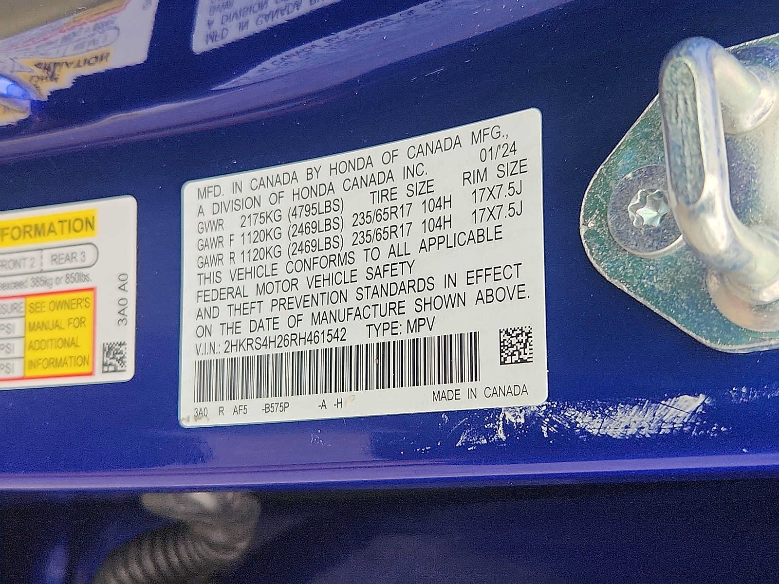 Certified 2024 Honda CR-V LX image 26