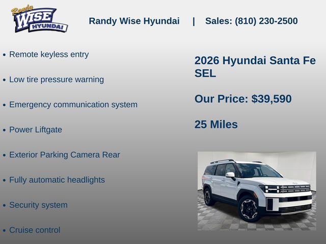 New 2026 Hyundai Santa Fe SEL AWD/4WD image 10