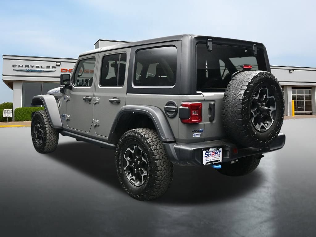 Used 2021 Jeep Wrangler Unlimited Rubicon 4xe w/ Dual Top Group AWD/4WD image 3