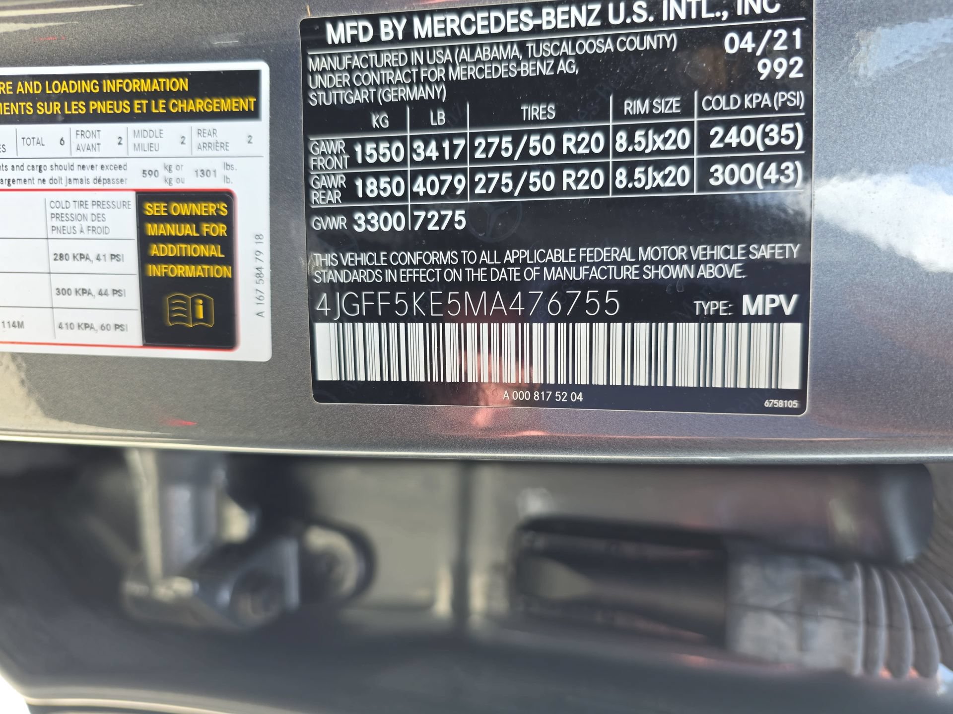 Certified 2021 Mercedes-Benz GLS 450 4MATIC image 34