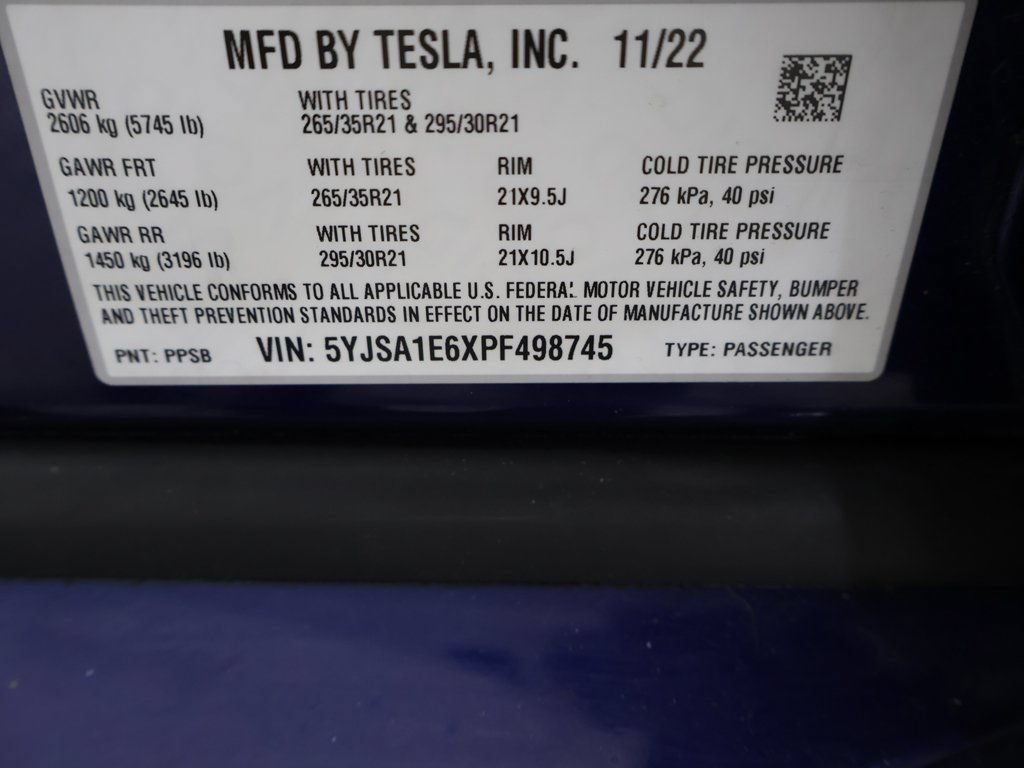 Used 2023 Tesla Model S Plaid AWD/4WD image 51
