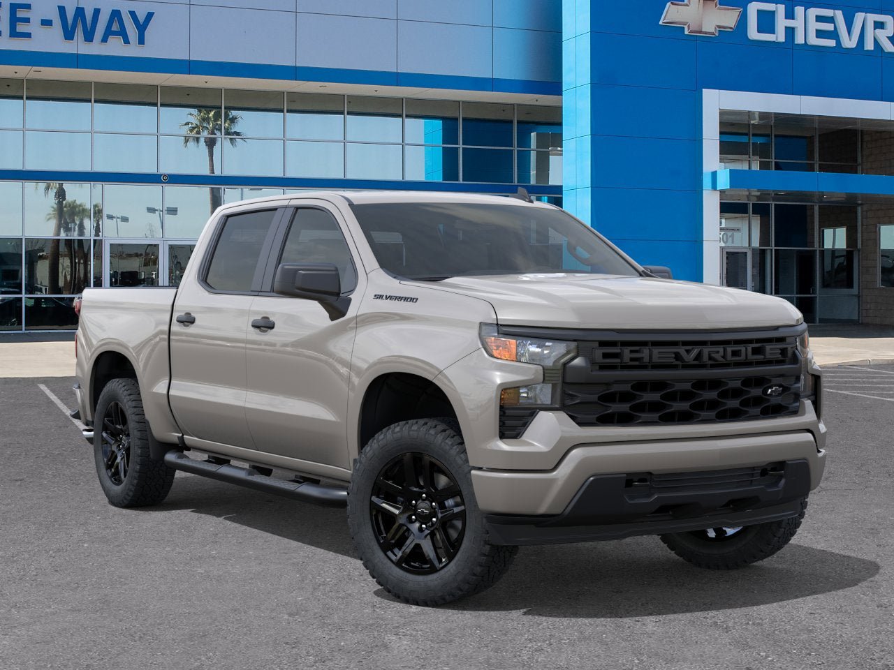 New 2026 Chevrolet Silverado 1500 Custom w/ Turbomax Blackout Package RWD image 7