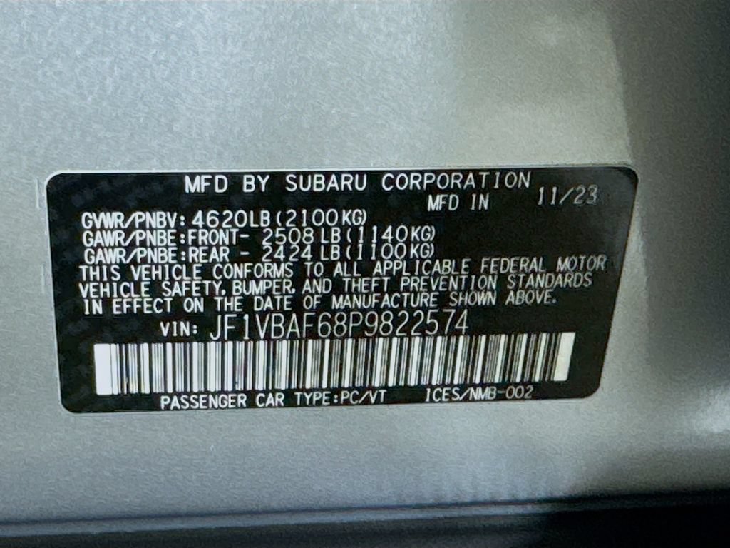 Certified 2023 Subaru WRX Premium AWD/4WD image 28
