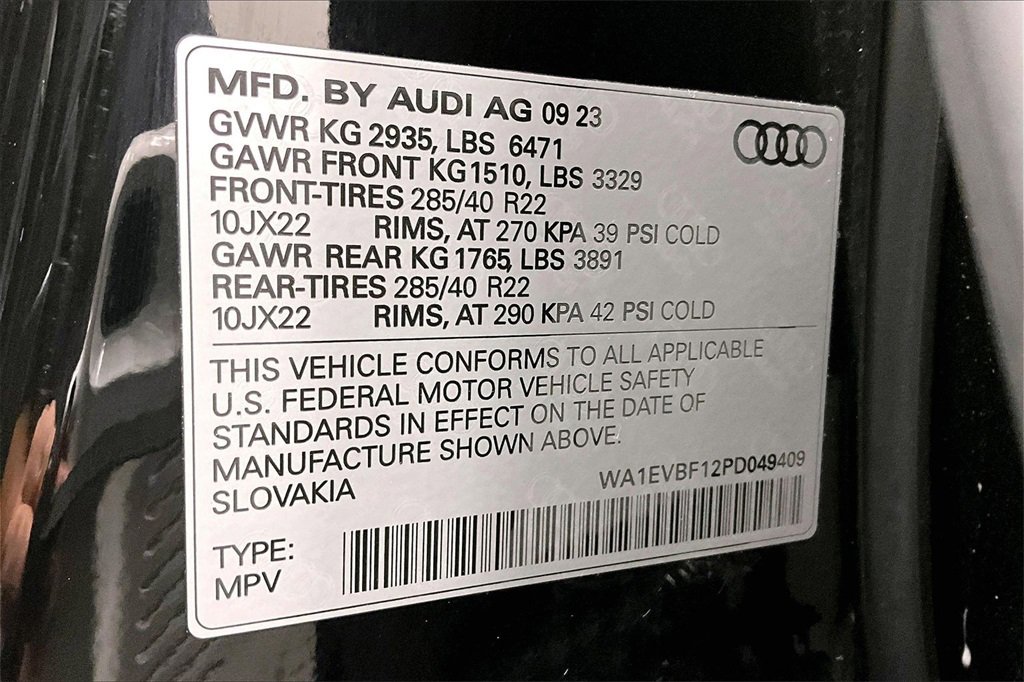 Used 2023 Audi Q8 Premium Plus w/ Premium Plus Package image 34