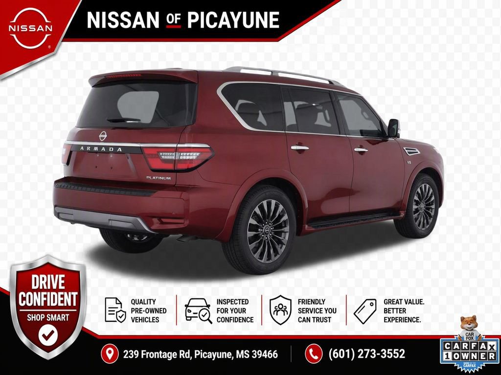 Certified 2023 Nissan Armada Platinum w/ Captain's Chairs Package RWD image 4