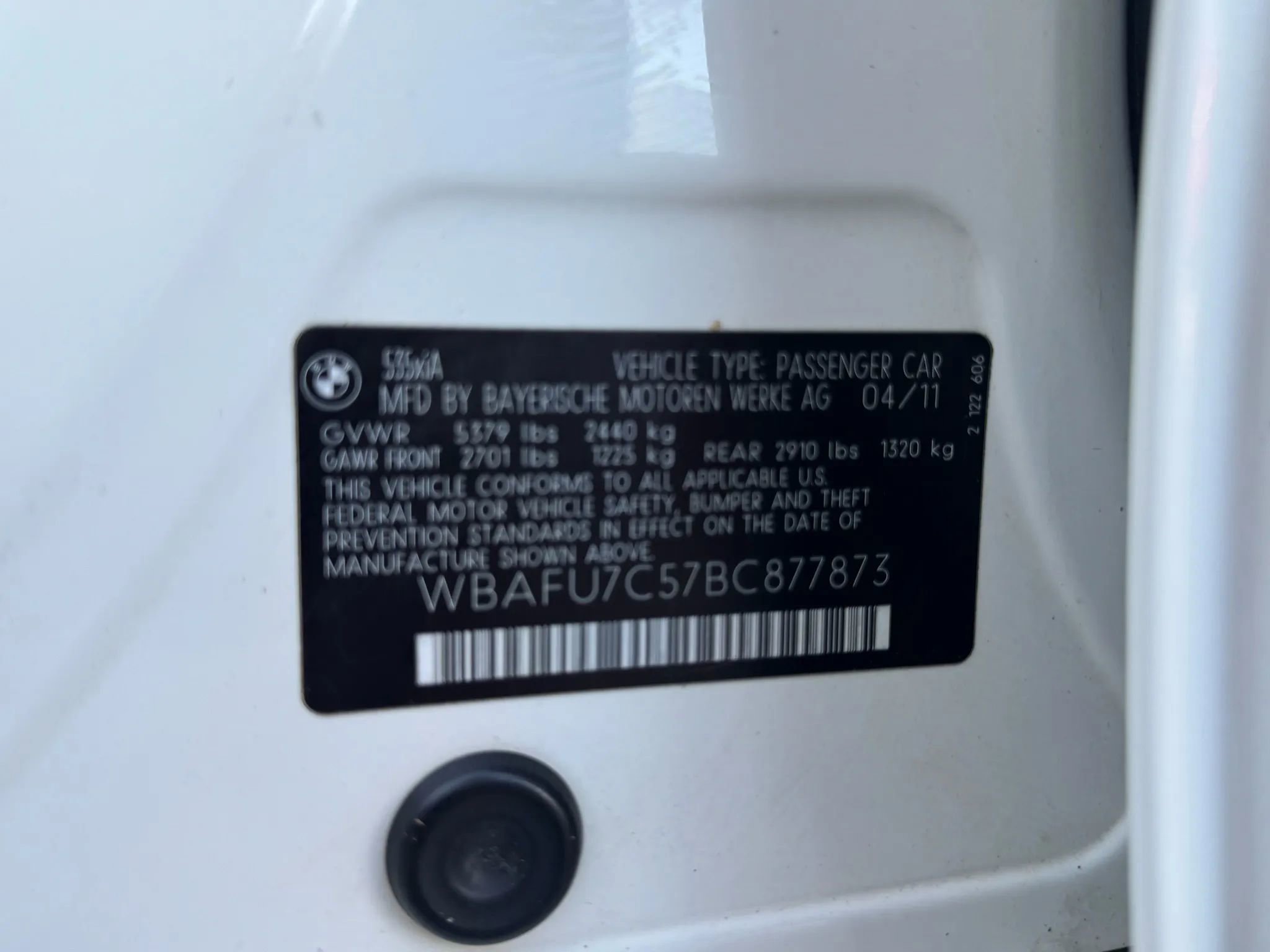 Used 2011 BMW 535i xDrive Sedan image 32