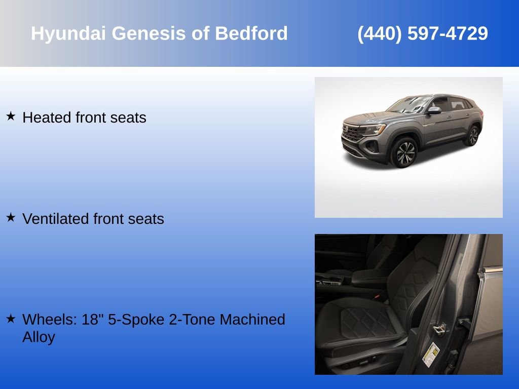 Used 2024 Volkswagen Atlas Cross Sport SE AWD/4WD image 14