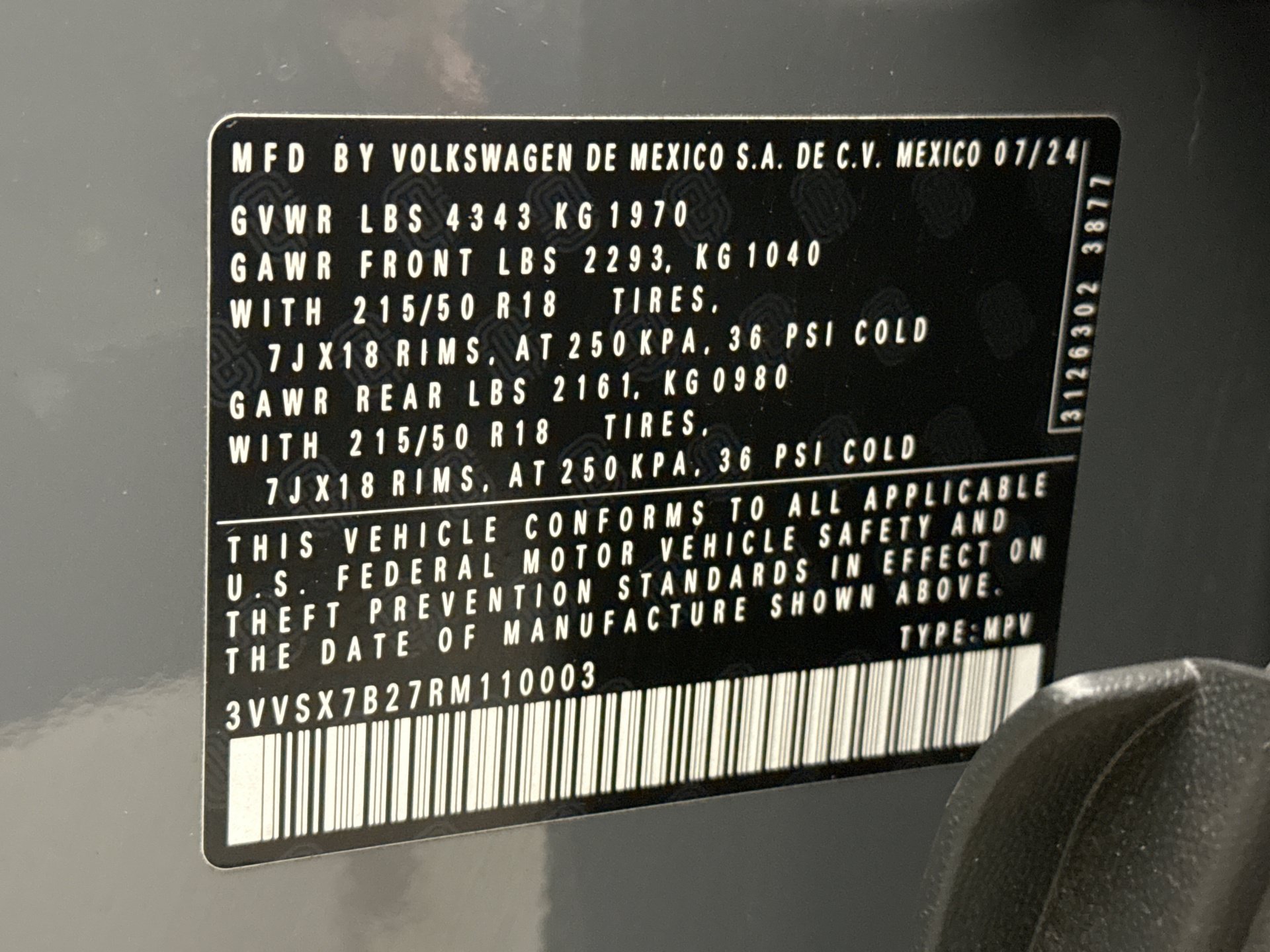 Used 2024 Volkswagen Taos SE FWD image 23