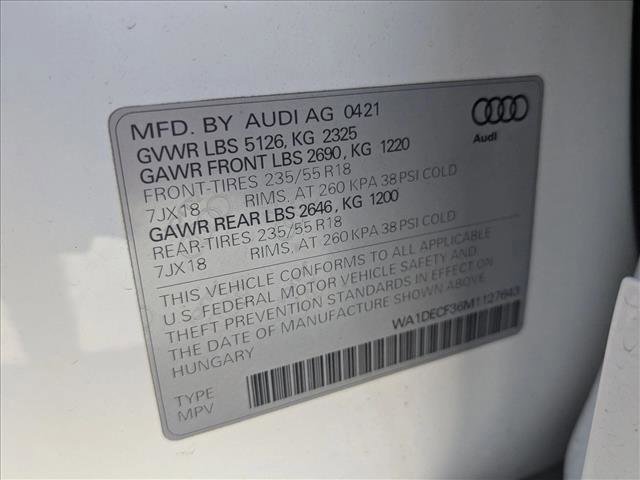 Used 2021 Audi Q3 2.0T Premium w/ Convenience Package image 15