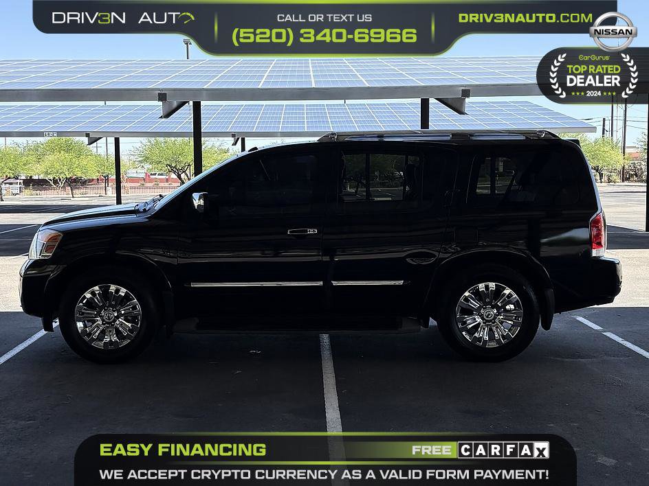 Used 2015 Nissan Armada Platinum w/ 2nd Row Captain Seat Package RWD image 4