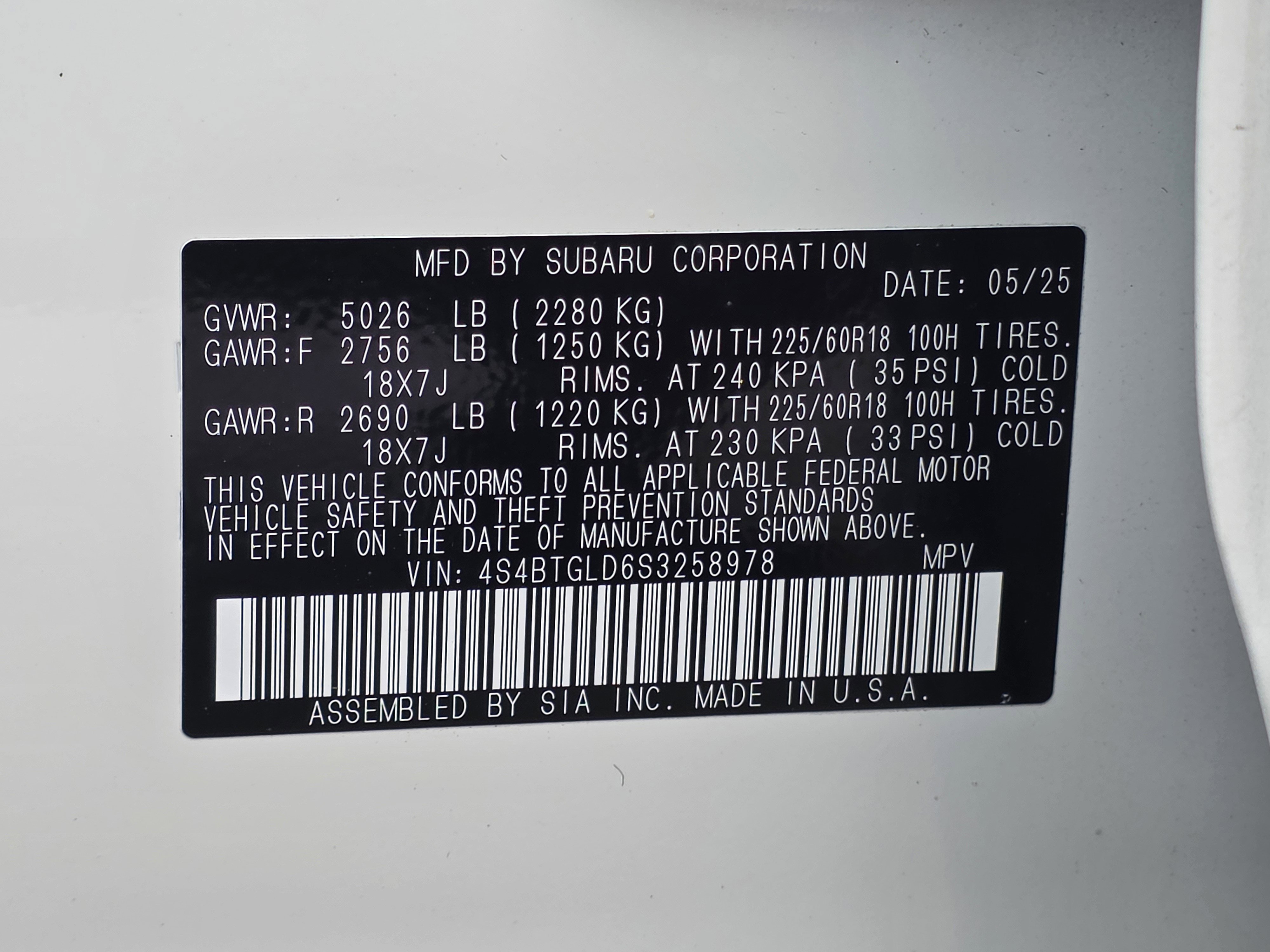 Certified 2025 Subaru Outback Onyx Edition XT w/ Popular Package #2 image 33