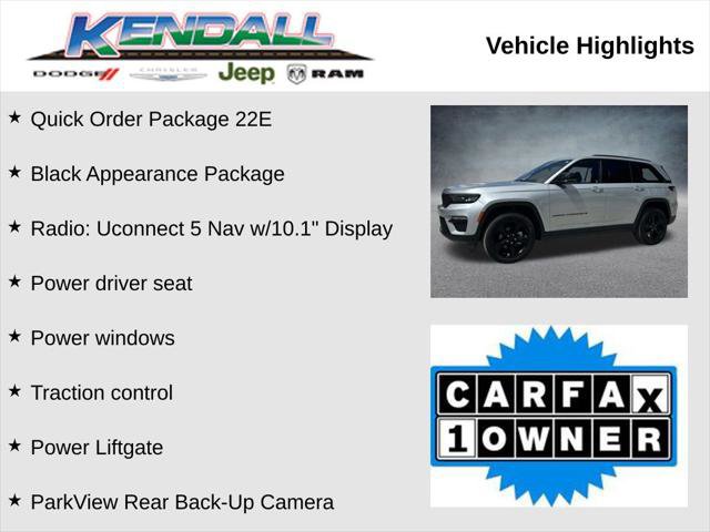 Certified 2024 Jeep Grand Cherokee Limited w/ Black Appearance Package image 4