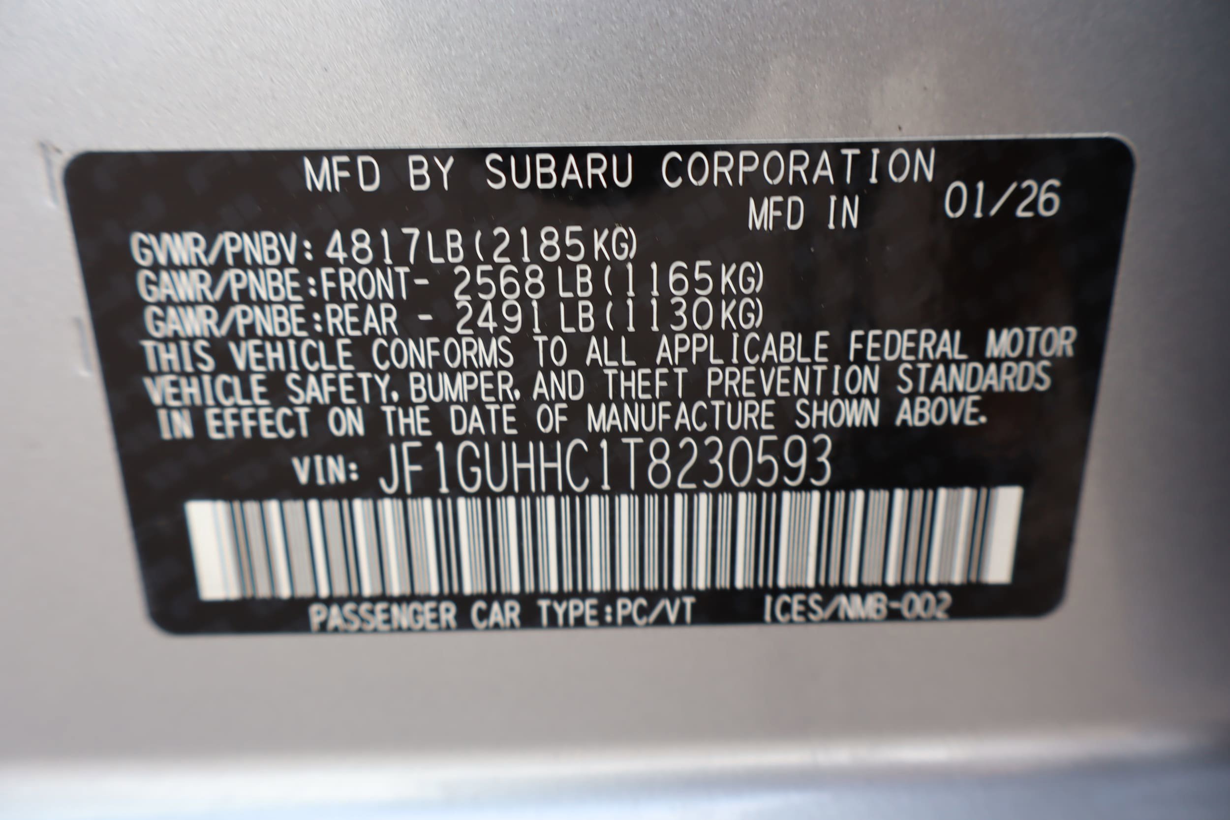 New 2026 Subaru Impreza RS image 21