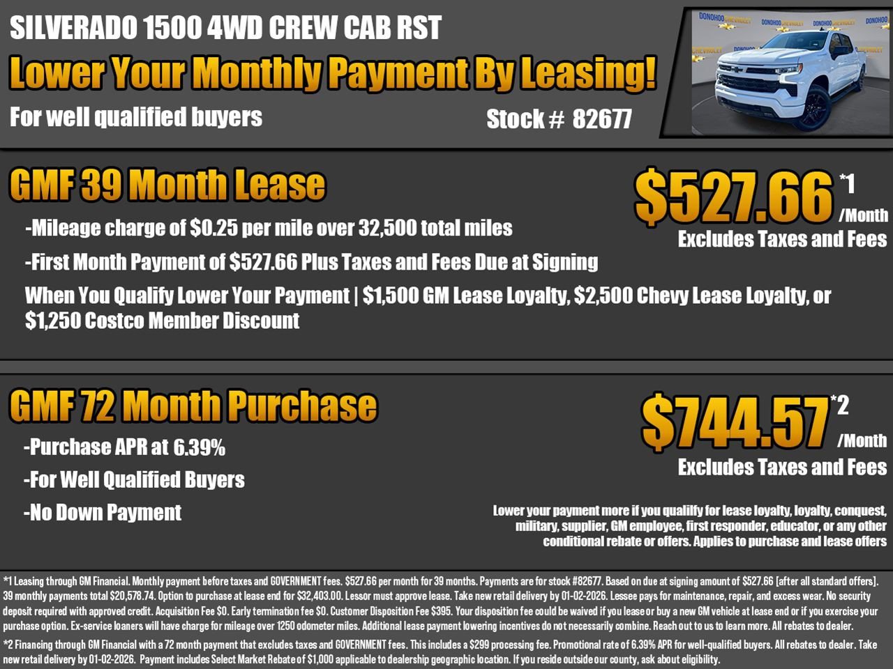 New 2026 Chevrolet Silverado 1500 RST w/ RST Select Package image 2