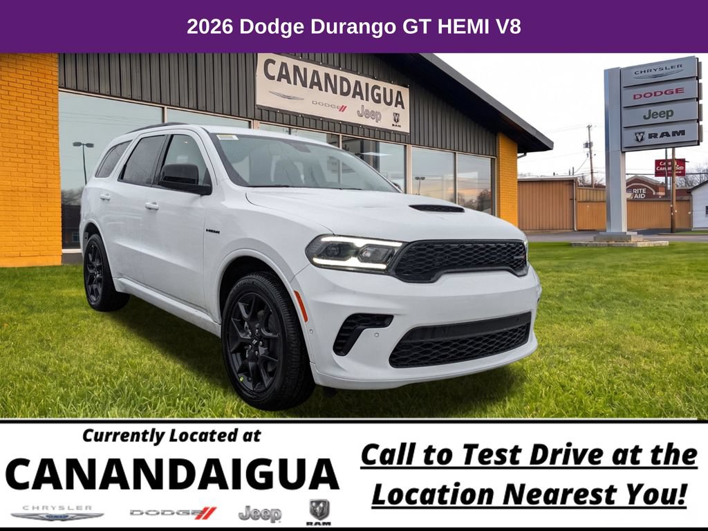 New 2026 Dodge Durango GT w/ Blacktop Package