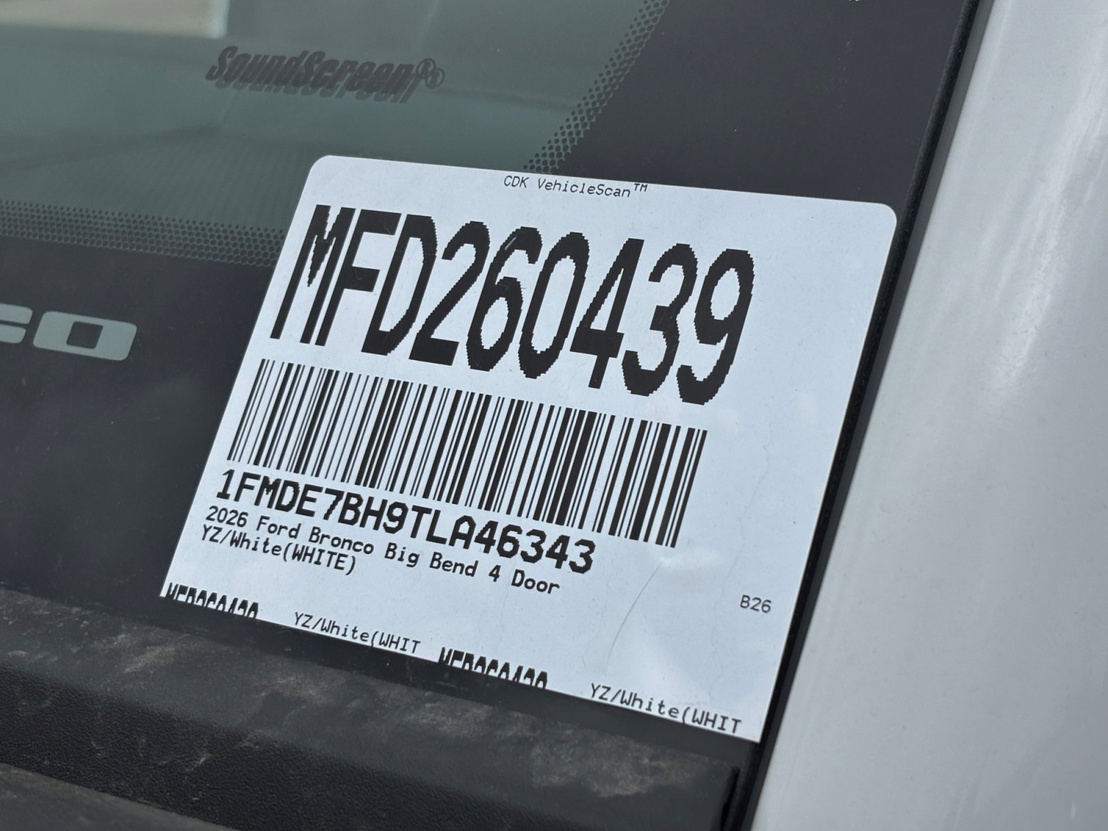 New 2026 Ford Bronco Big Bend image 24