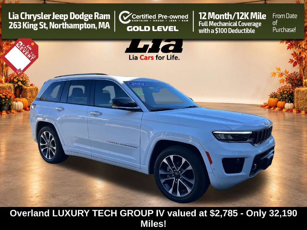 Certified 2023 Jeep Grand Cherokee Overland w/ Luxury Tech Group IV