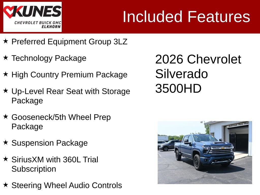 Used 2026 Chevrolet Silverado 3500 High Country w/ High Country Premium Package AWD/4WD video 2